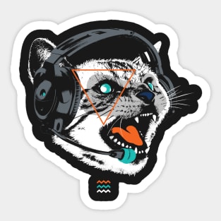 Stereocat Sticker